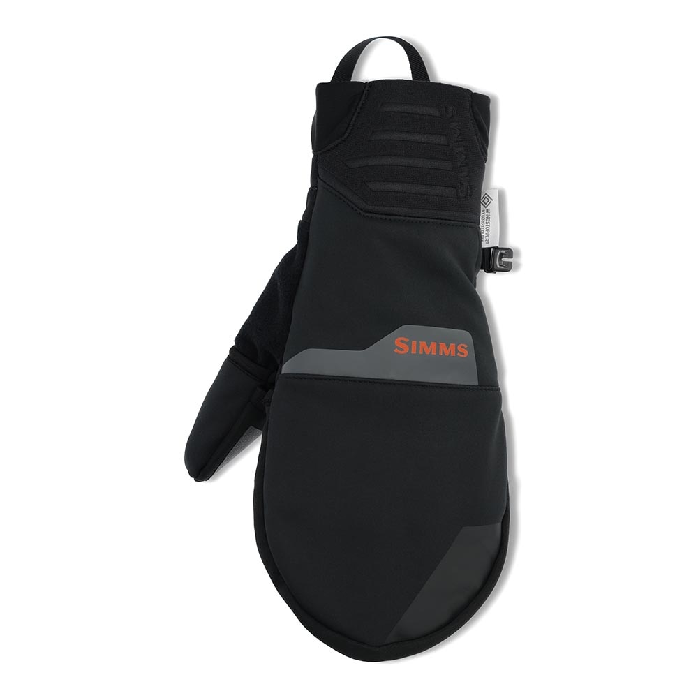 Simms Windstopper Foldover Mitt in Black